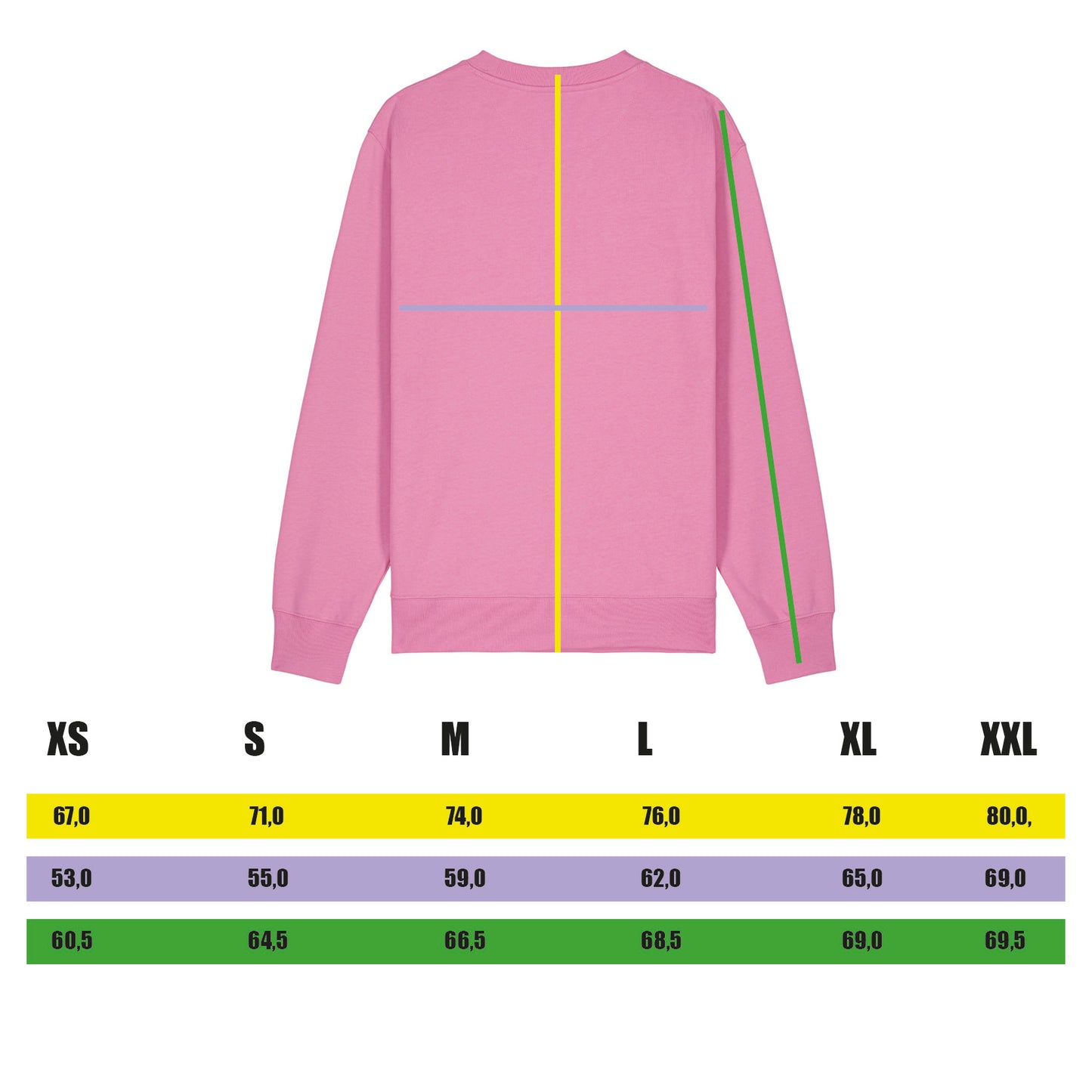 venus reading crew neck - pink