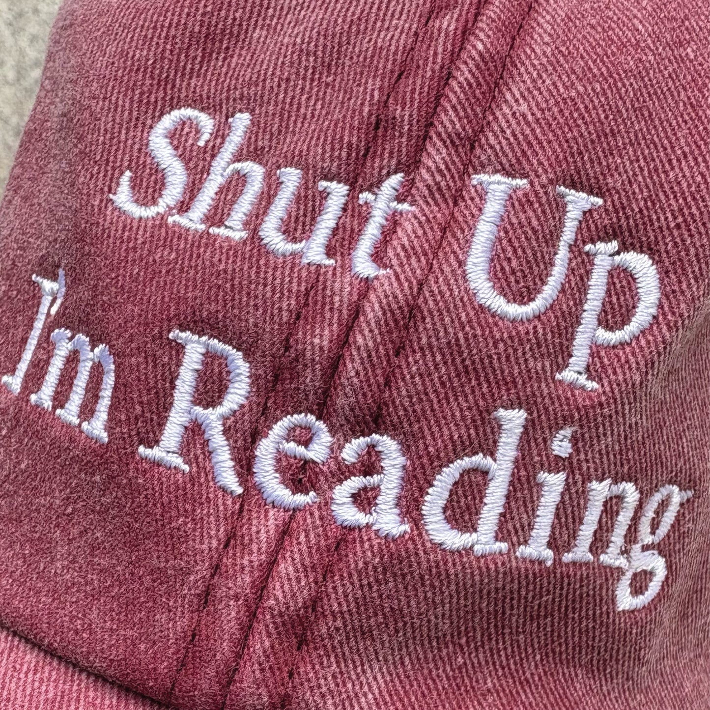 Shut Up I'm Reading cap