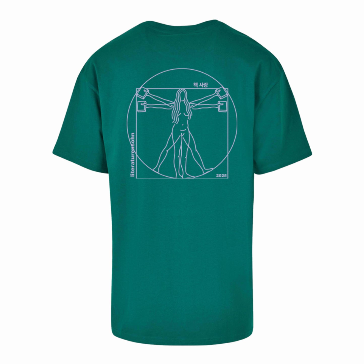 Vitruvianische Frau Shirt (green)