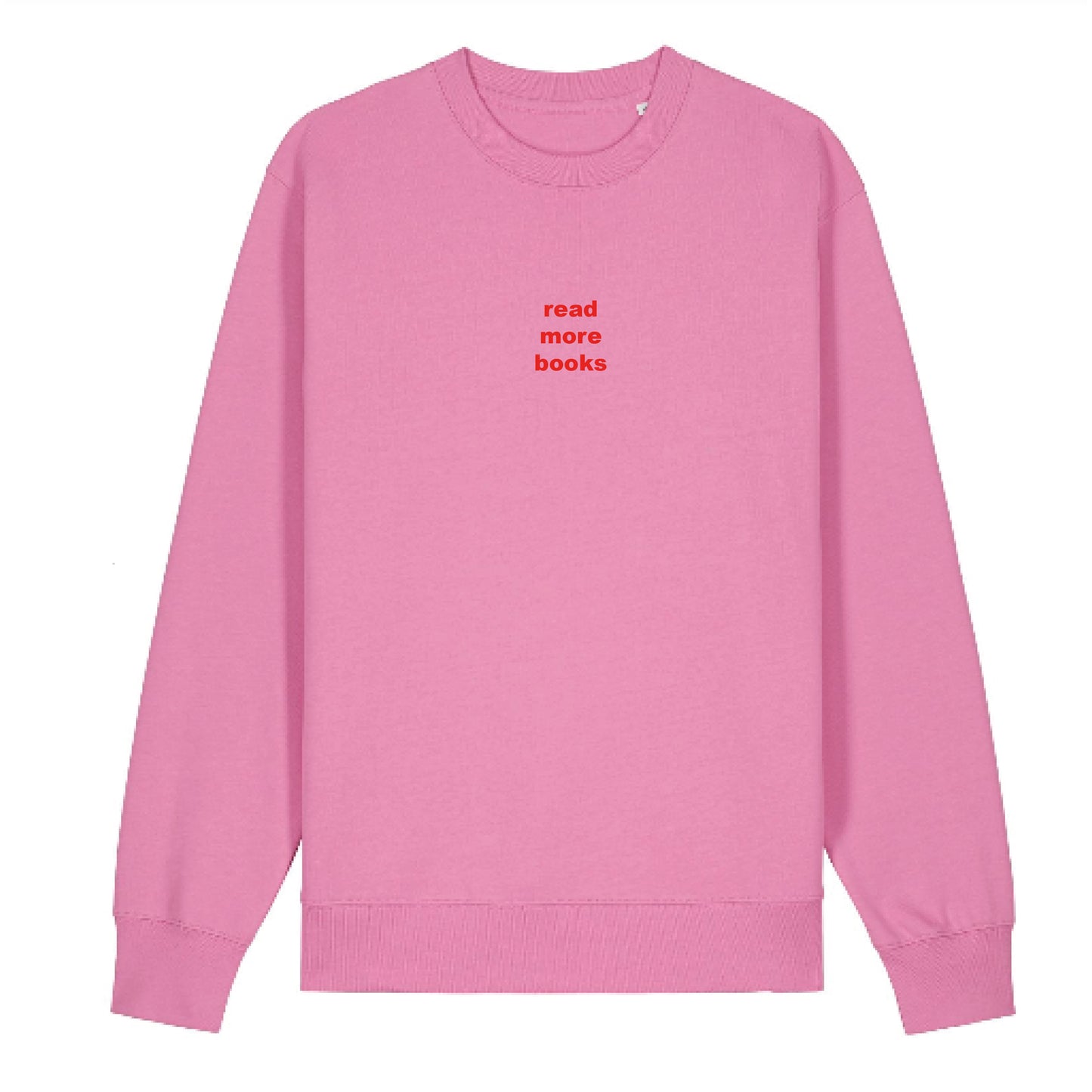 venus reading crew neck - pink