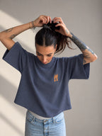 I SHOULD HAVE STAYED HOME - crop shirt