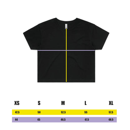 I SHOULD HAVE STAYED HOME AND READ crop shirt - white