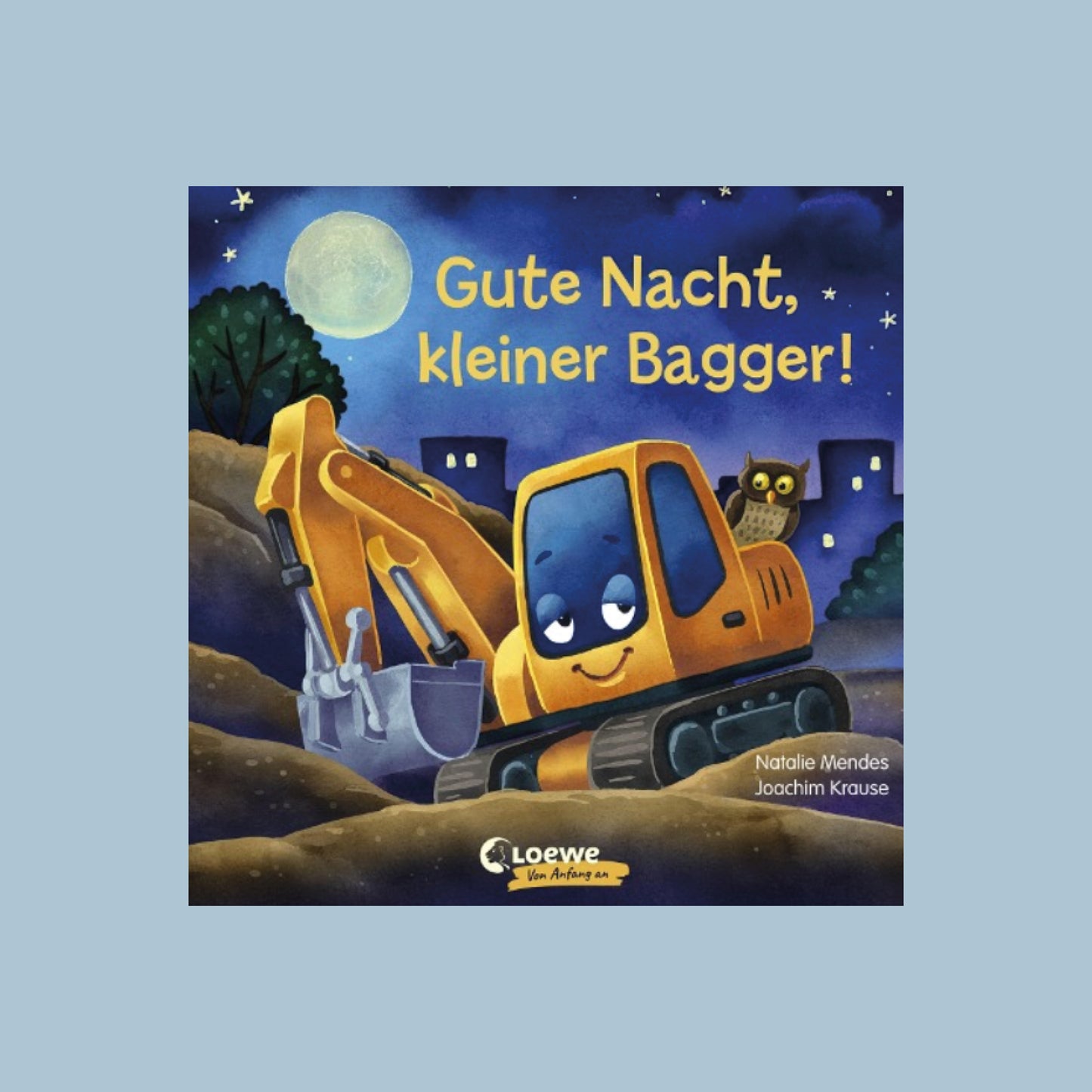 Gute Nacht, kleiner Bagger!