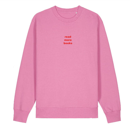 venus reading crew neck - pink