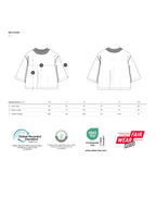 BOOKS & SILENCE - crop shirt
