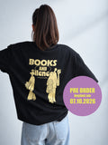 BOOKS & SILENCE - oversize shirt black