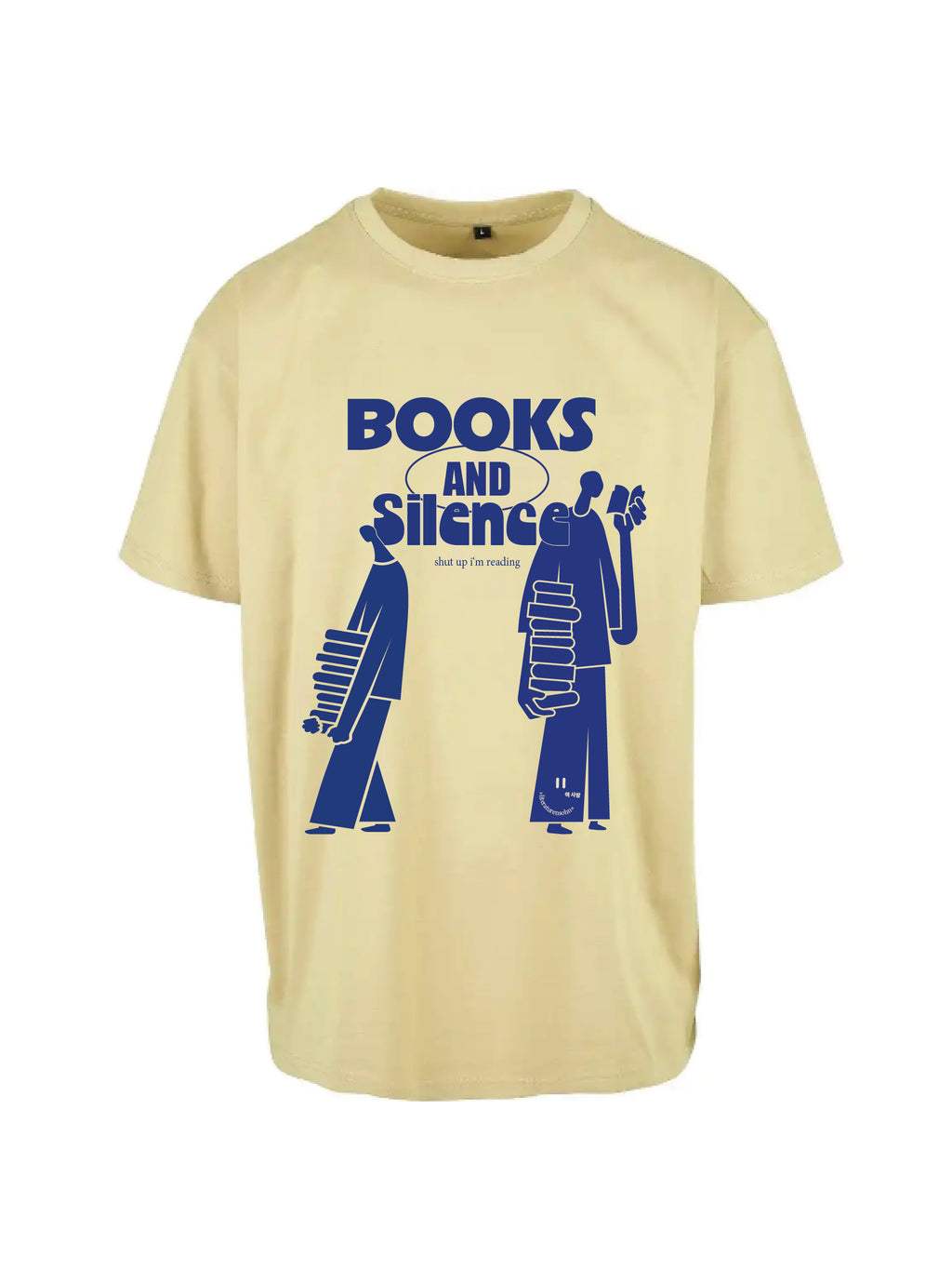 BOOKS & SILENCE - oversize shirt yellow