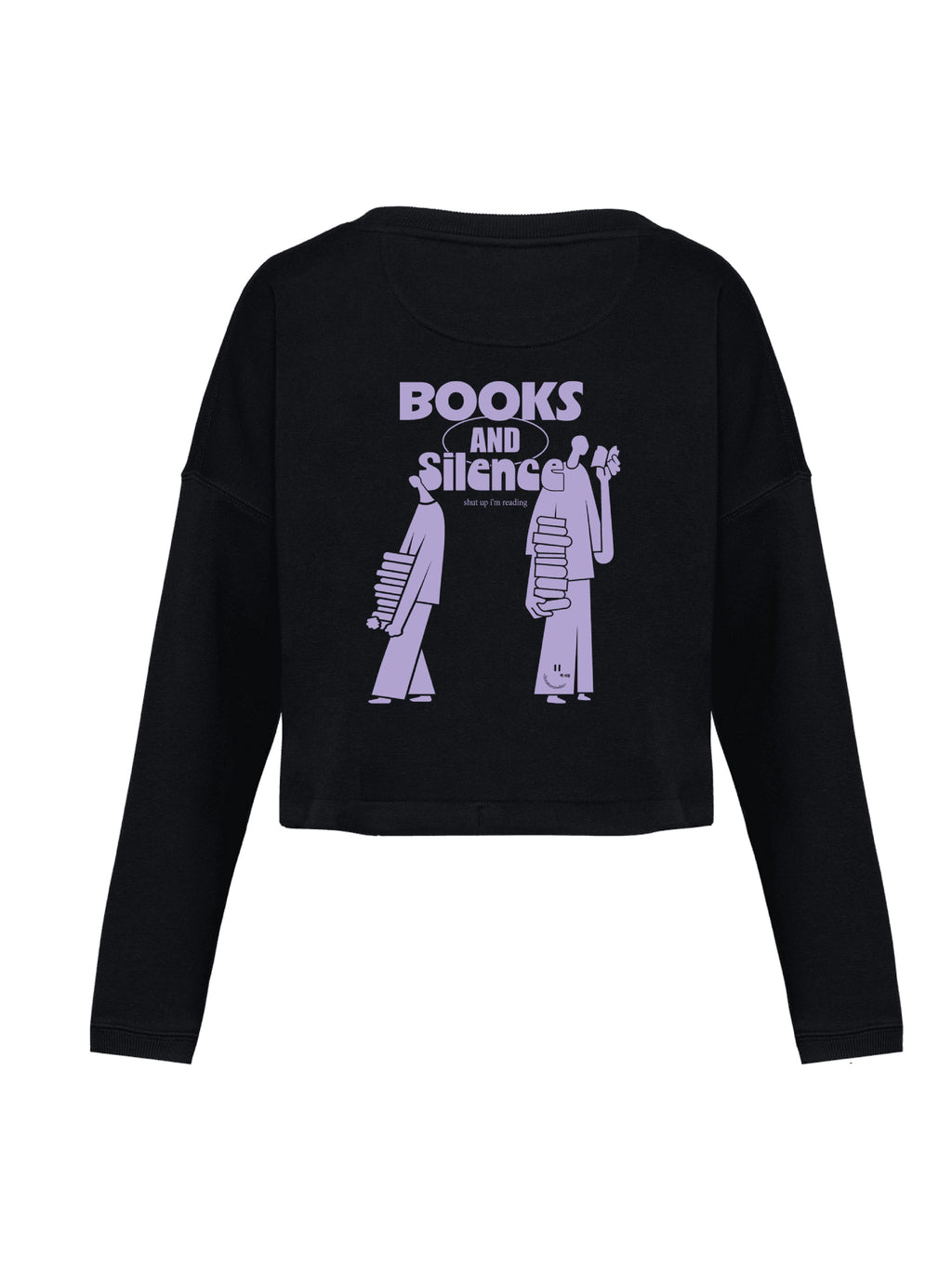 BOOKS & SILENCE - crop top