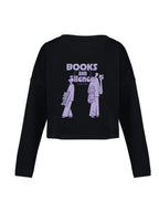 BOOKS & SILENCE - crop top