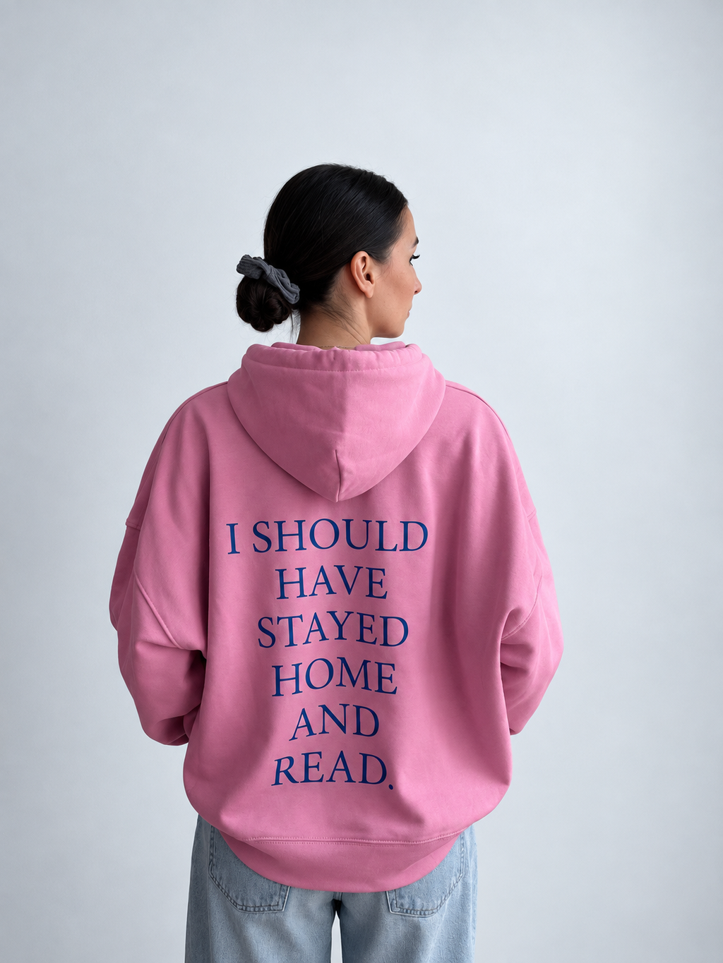 I SHOULD HAVE STAYED HOME - cropped hoodie