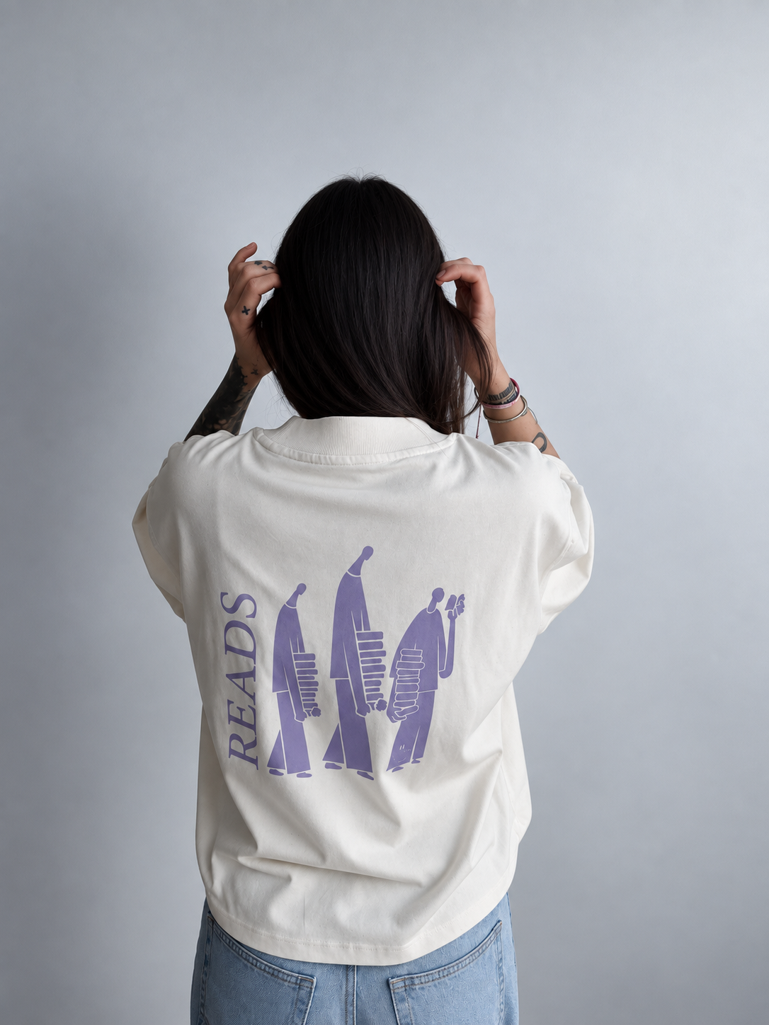 BOOKS & SILENCE - crop shirt