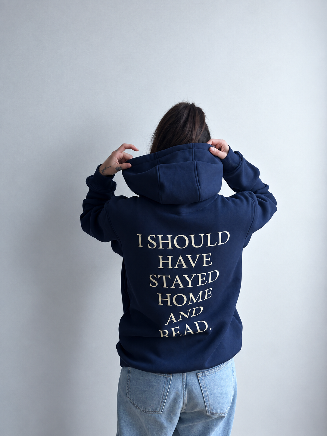 I SHOULD HAVE STAYED HOME - oversize hoodie
