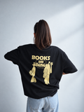 BOOKS & SILENCE - oversize shirt black