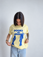 BOOKS & SILENCE - oversize shirt yellow