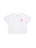 I SHOULD HAVE STAYED HOME AND READ crop shirt