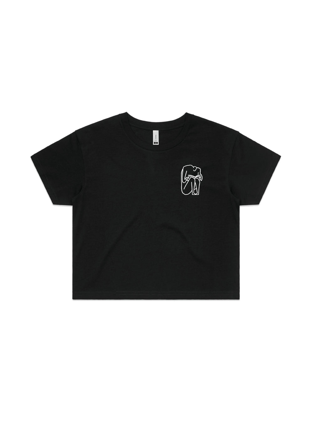 I SHOULD HAVE STAYED HOME AND READ crop shirt