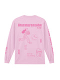 SALE - CROSS OVER long sleeve - rosa - in M
