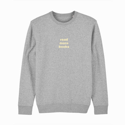 venus reading crew neck - grey