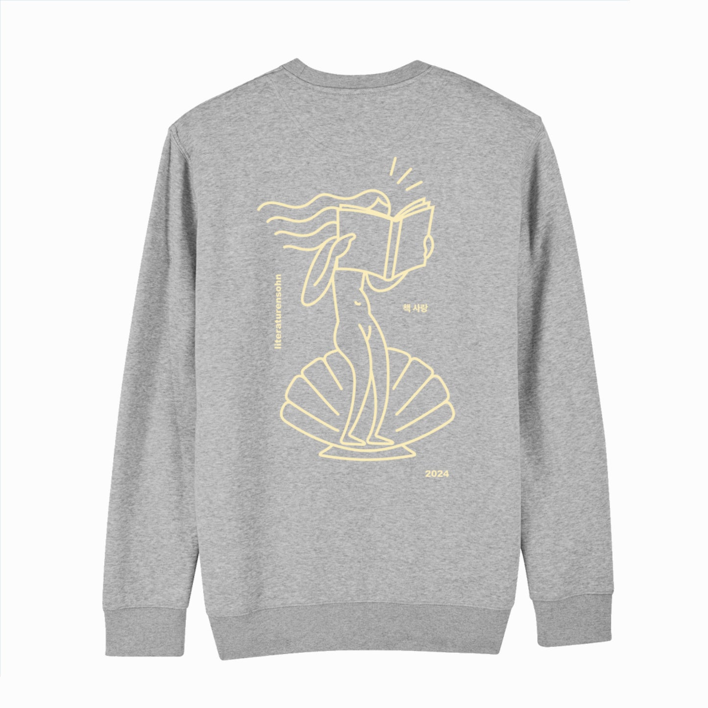 venus reading crew neck - grey