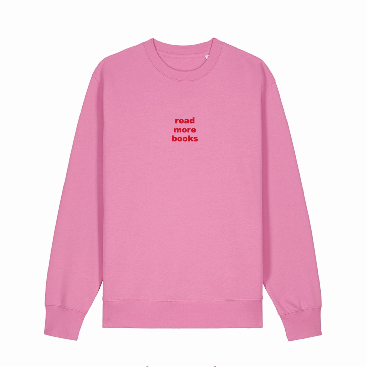 venus reading crew neck - pink