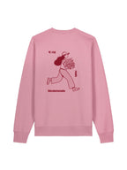 READ MORE BOOKS crew neck (dusty pink aka altrosa)