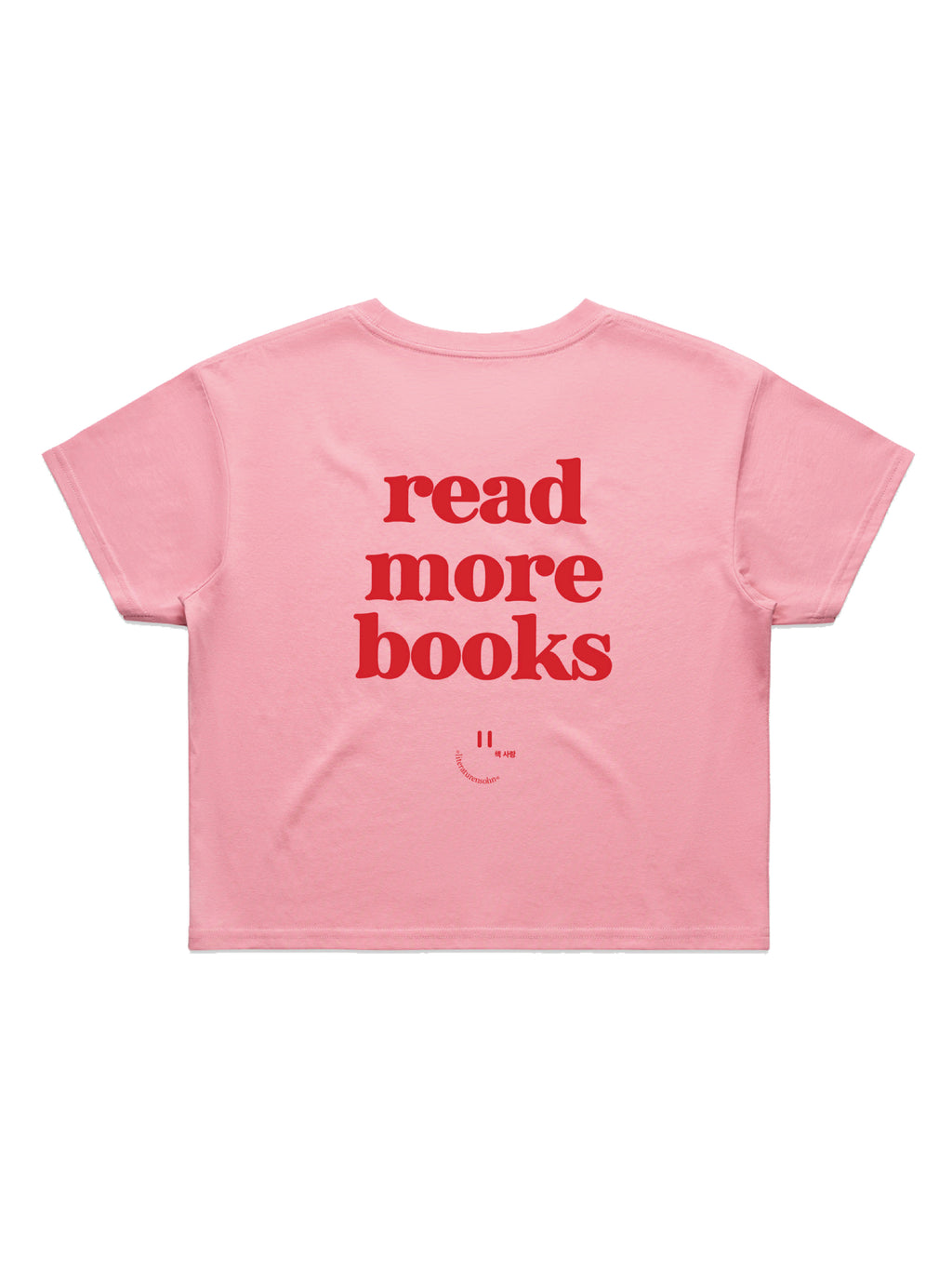 READ MORE BOOKS crop shirt