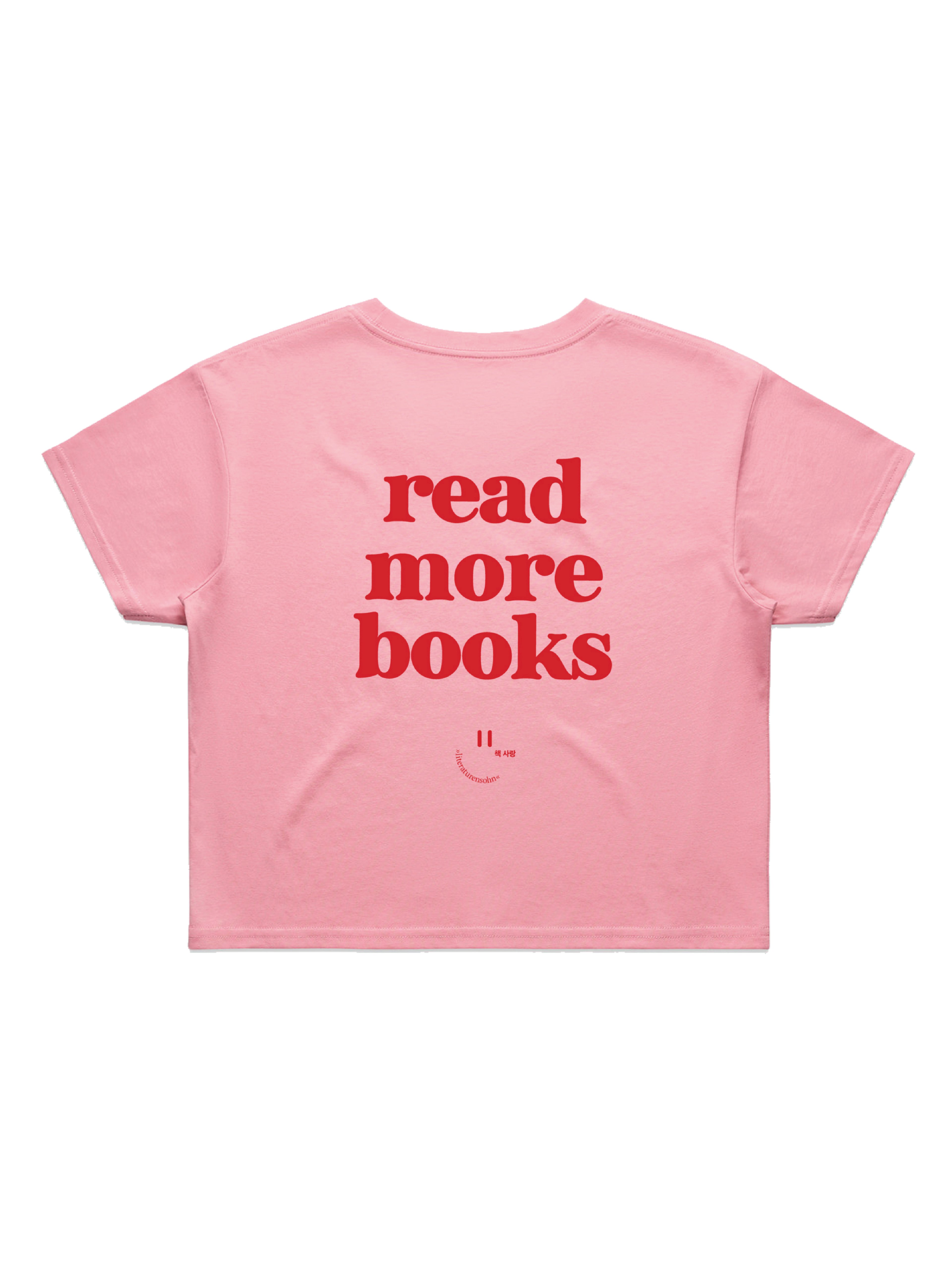 READ MORE BOOKS crop shirt
