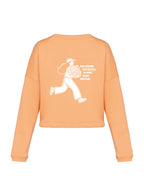 WENT HOME AND READ crop top