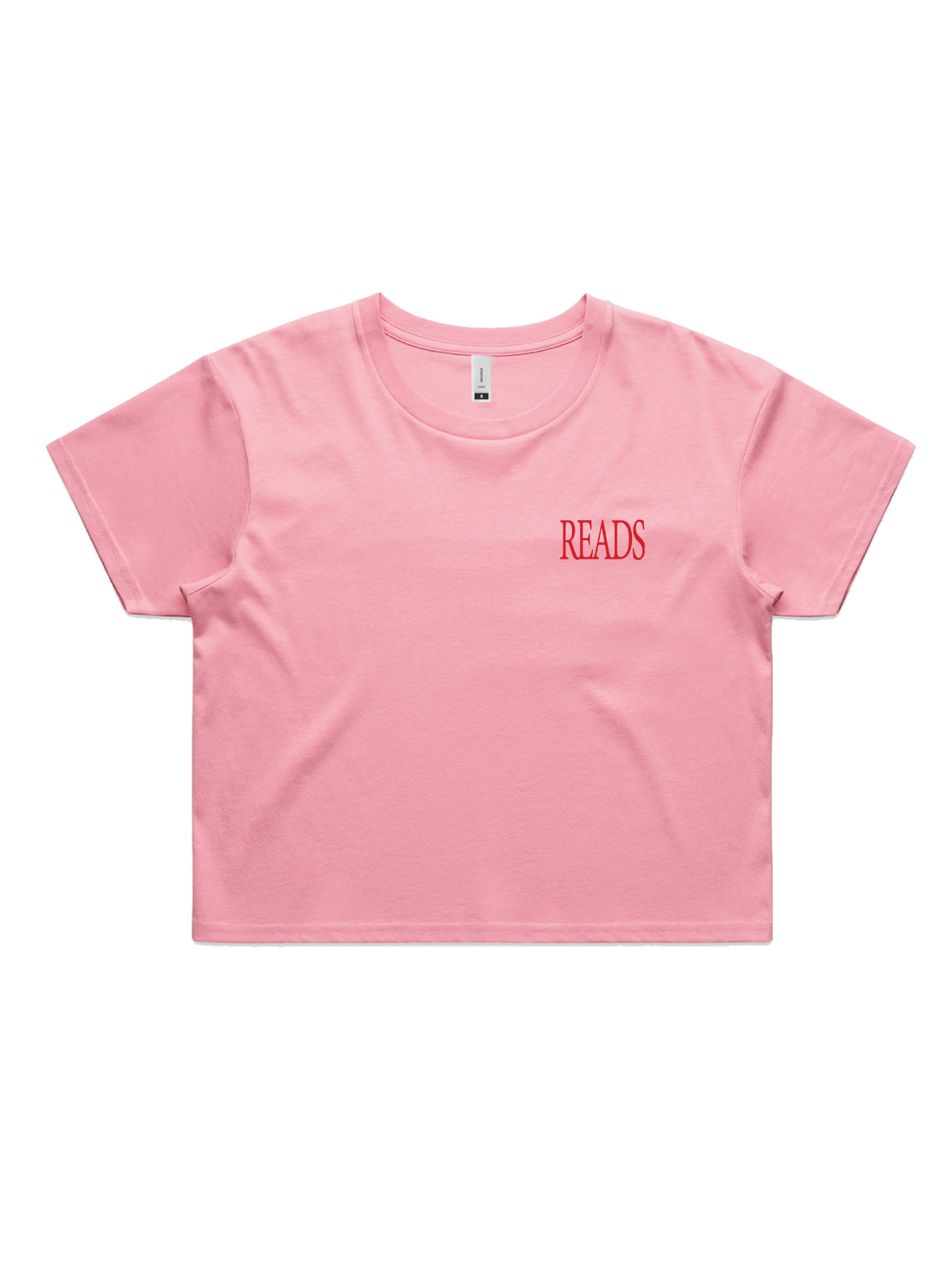 READ MORE BOOKS crop shirt
