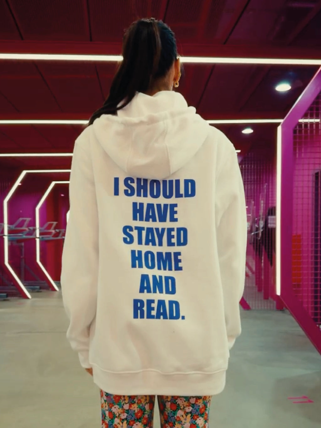 I SHOULD HAVE STAYED HOME AND READ - hoodie
