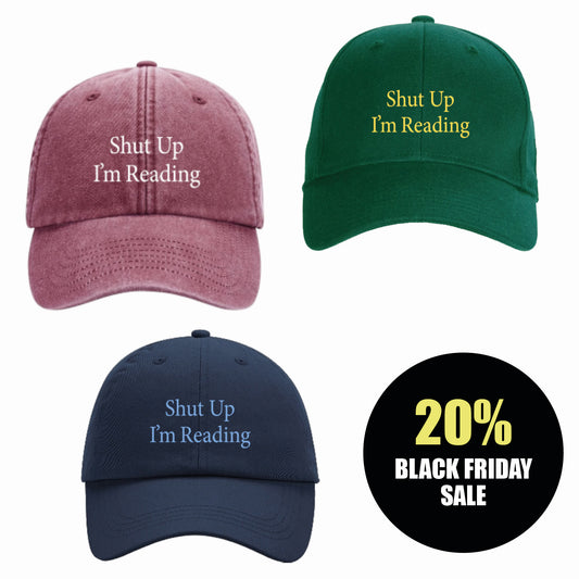 Shut Up I'm Reading cap